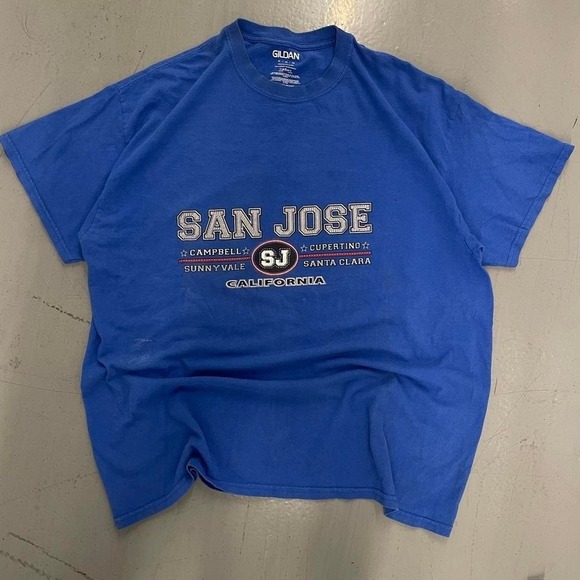 Gildan Other - San Jose California blue tee